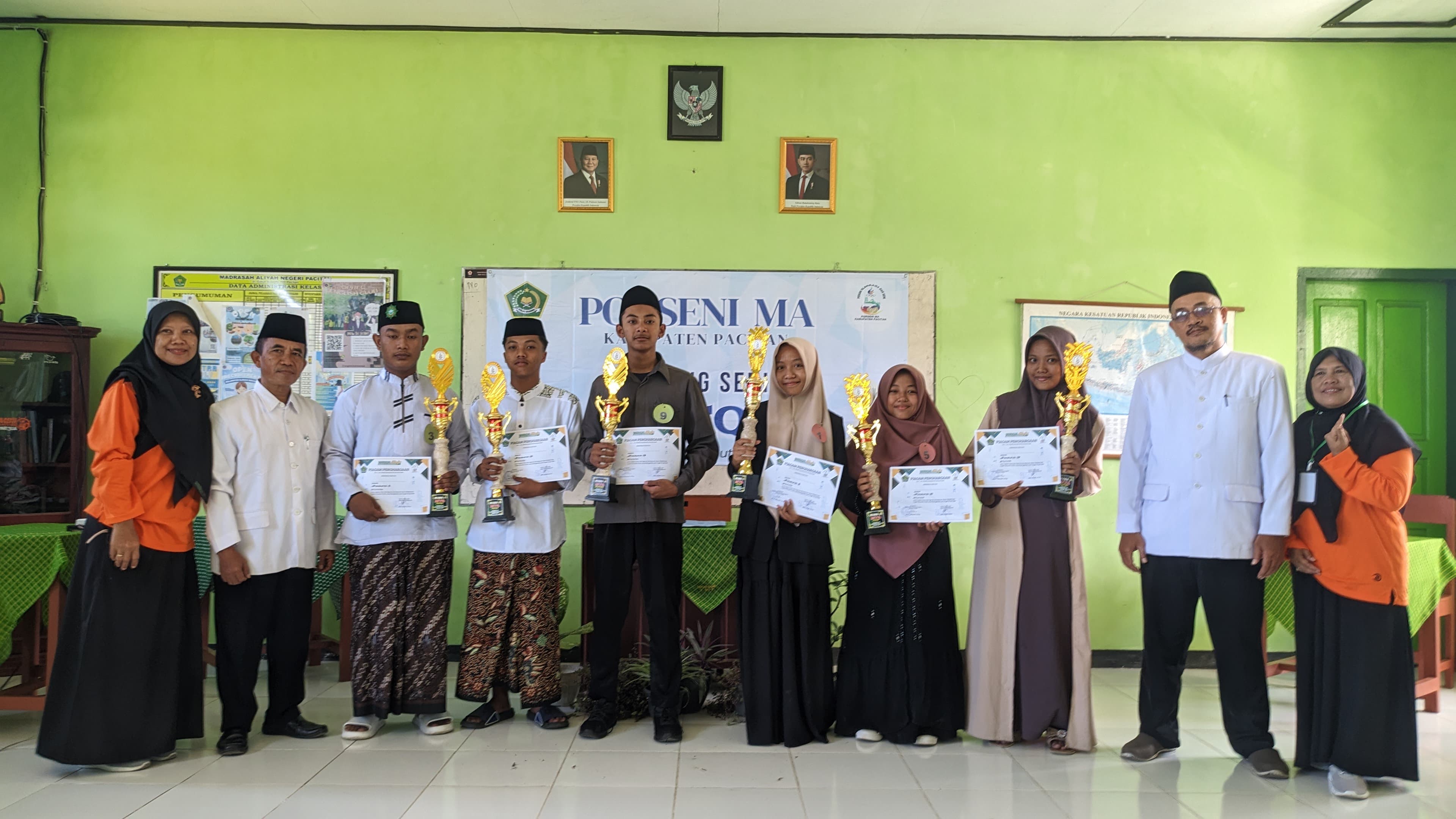Santri Pondok Pesantren Nahdlatussubban Raih Prestasi dalam Lomba MTQ dalam Pekan Olahraga dan Seni tingkat Madrasah Aliyah (MA) Se-Kabupaten Pacitan
